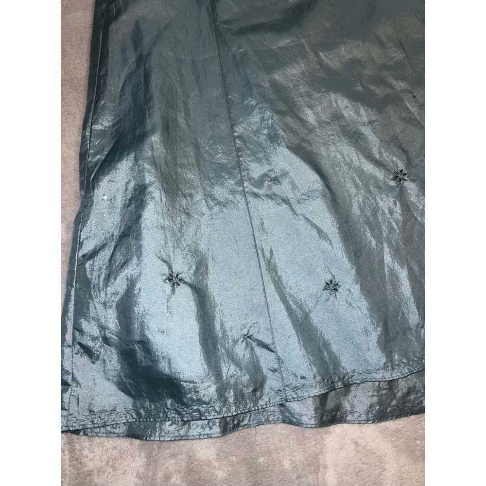 Women's GAP Icey Blue Shimmer A-Line Skirt Size 10 - Picture 3 of 8